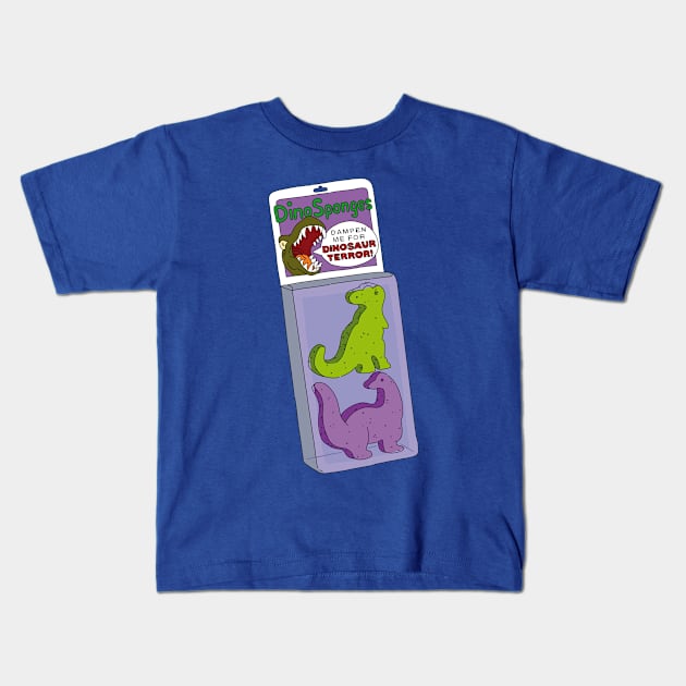 Dino Sponges Kids T-Shirt by TeeAguss